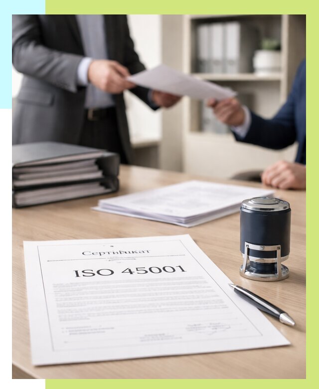 Сертификат ISO 45001 в Черемхове под ключ от 46917 р. | Сертэкс